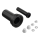 Bruckner - Set di collegamento per WC sospeso 25 cm nero