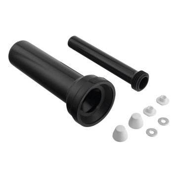 Bruckner - Set di collegamento per WC sospeso 35 cm nero