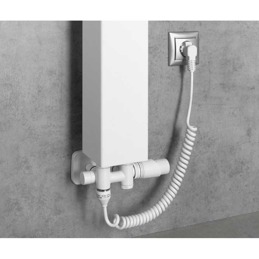 Bruckner - Set di connessione termostatica per collegamento centrale WICHER COMBI bianco