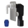 Bruckner - Sifone per lavatrice per installazione a scomparsa DN40/50 lucido acciaio inossidabile