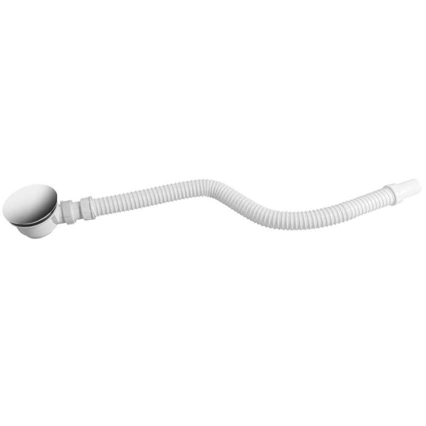 Bruckner - Tubo di collegamento flessibile 80 cm bianco