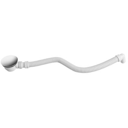 Bruckner - Tubo di collegamento flessibile elbow 80 cm bianco
