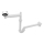 Bruckner - Vasca di raccolta con i rifiuti mobile CLICK-CLACK DN32 bianco/cromo lucido