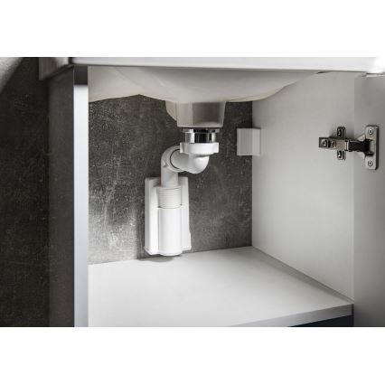 Bruckner - Vasca di raccolta furniture MURALES bianco
