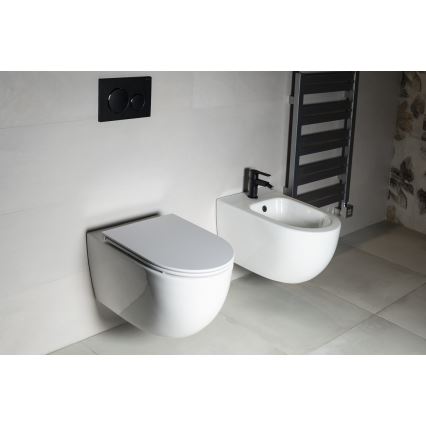Bruckner - WC a parete Vortex Rimless FULDA ceramiche/bianco