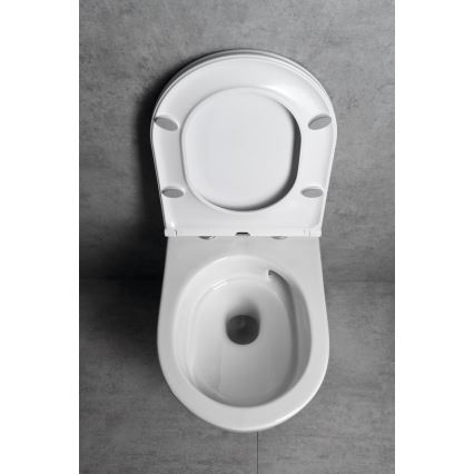 Bruckner - WC a parete Vortex Rimless FULDA ceramiche/bianco