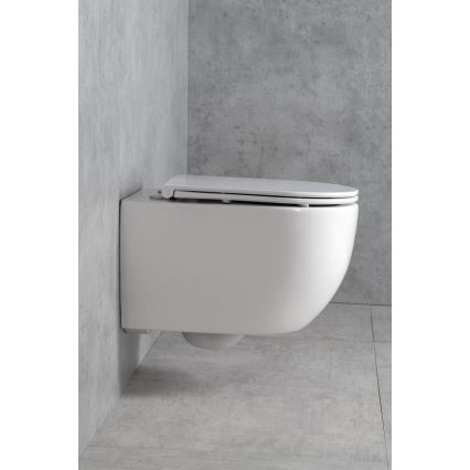 Bruckner - WC a parete Vortex Rimless FULDA ceramiche/bianco