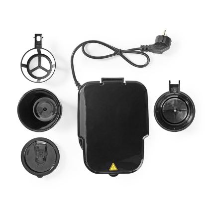 Butler - Macchina per caffè per una tazza 0,4 l con timer e tazza da viaggio 750W/230V acciaio inossidabile/nero