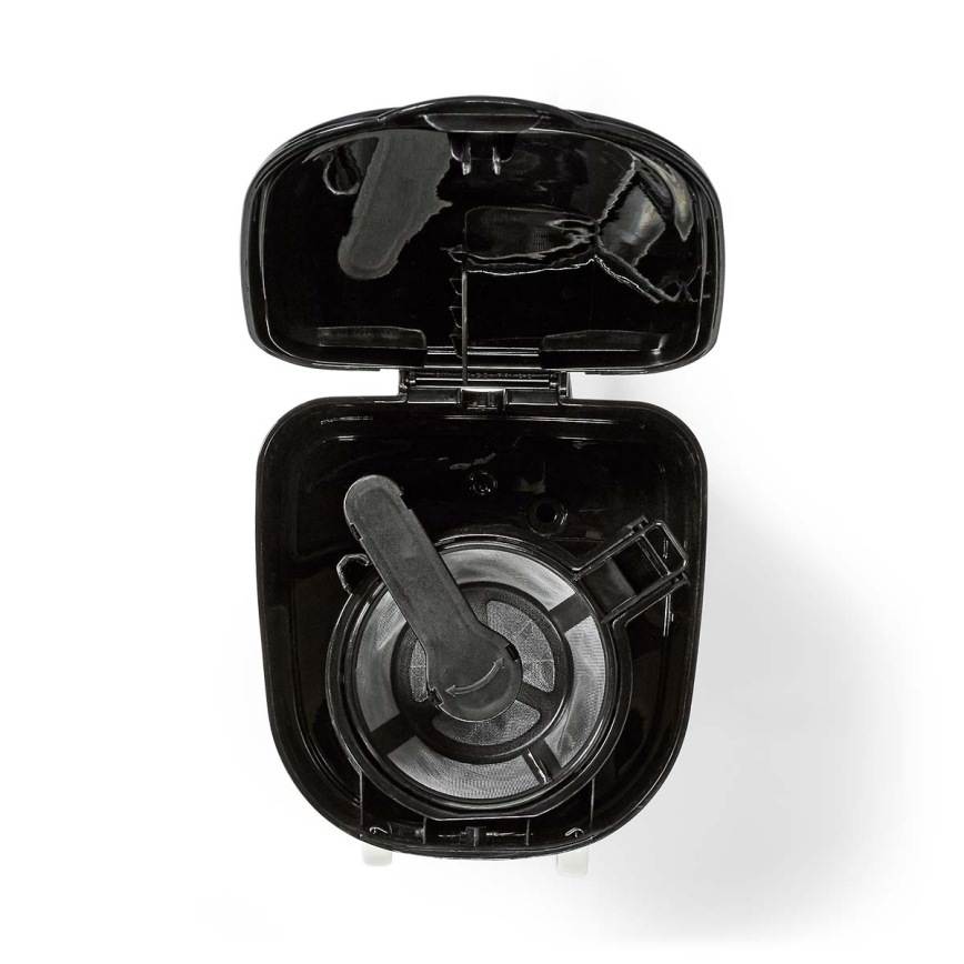 Butler - Macchinetta da caffè per due tazze, 450 W/230 V, nera