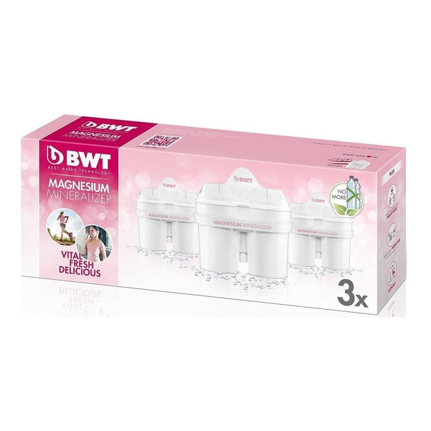 BWT - Filtri di ricambio Mg2+ 3 pz