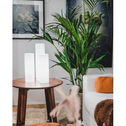 ByRydens - Lampada da tavolo FLAKE 1xE27/8W/230V bianca