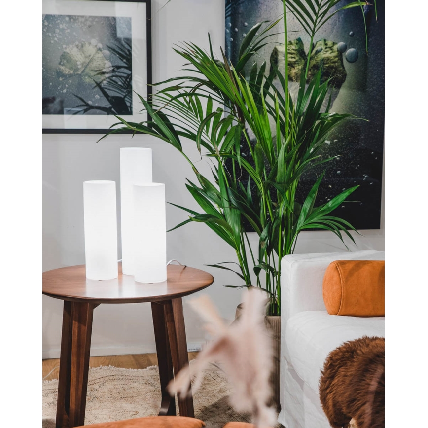 ByRydens - Lampada da tavolo FLAKE 1xE27/8W/230V bianca