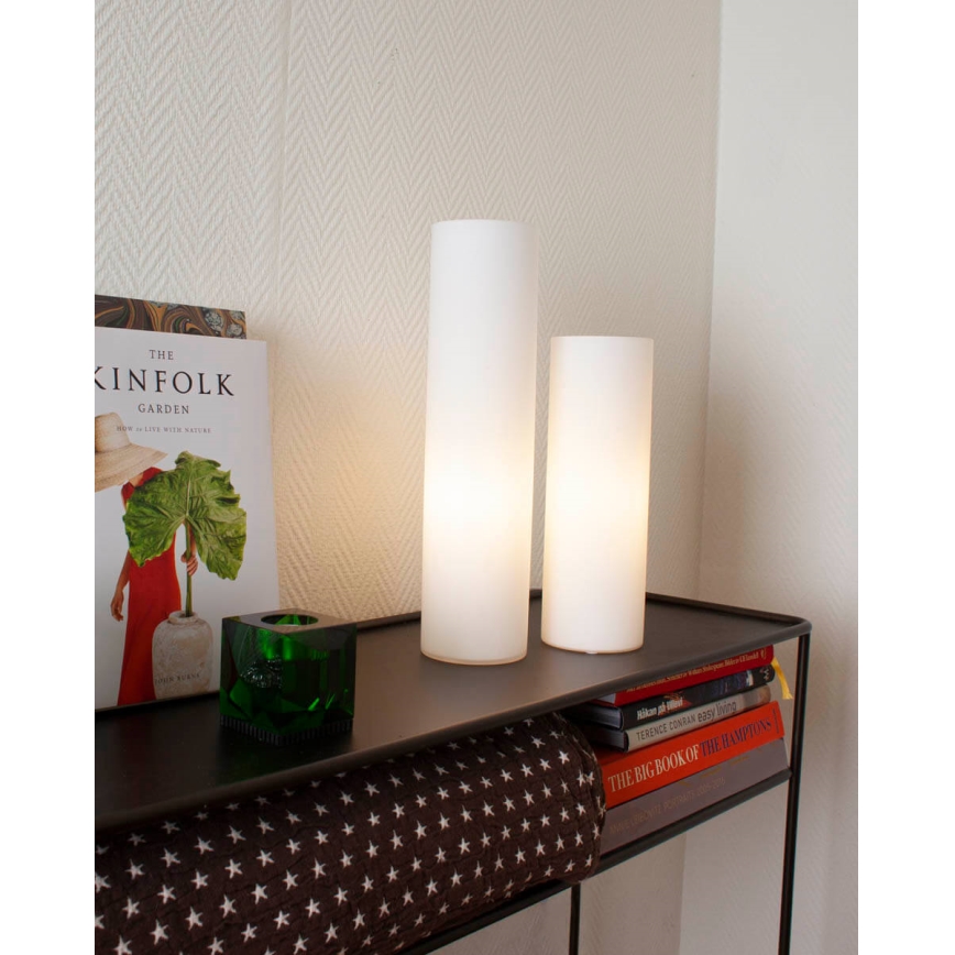 ByRydens - Lampada da tavolo FLAKE 1xE27/8W/230V bianca