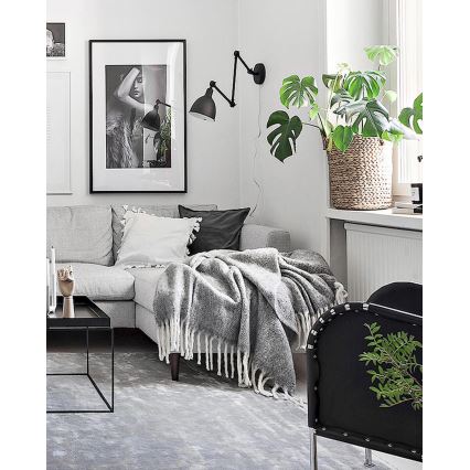 ByRydens - Lampada da parete BAZAR 1xE27/5W/230V nera
