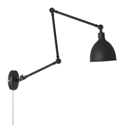 ByRydens - Lampada da parete BAZAR 1xE27/5W/230V nera