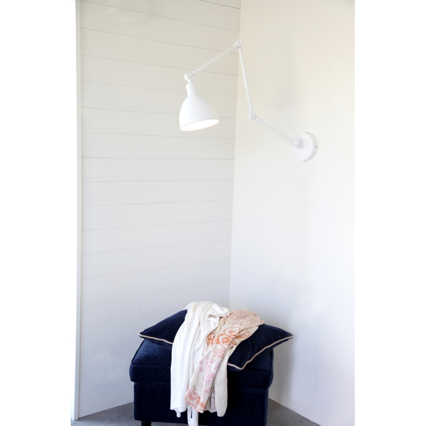 ByRydens - Lampada da parete BAZAR 1xE27/5W/230V bianca