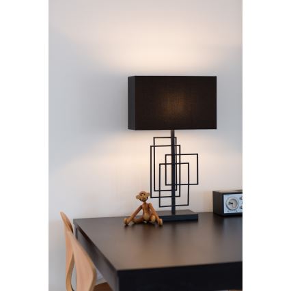 ByRydens - Lampada da tavolo PARAGON 1xE27/5W/230V nera