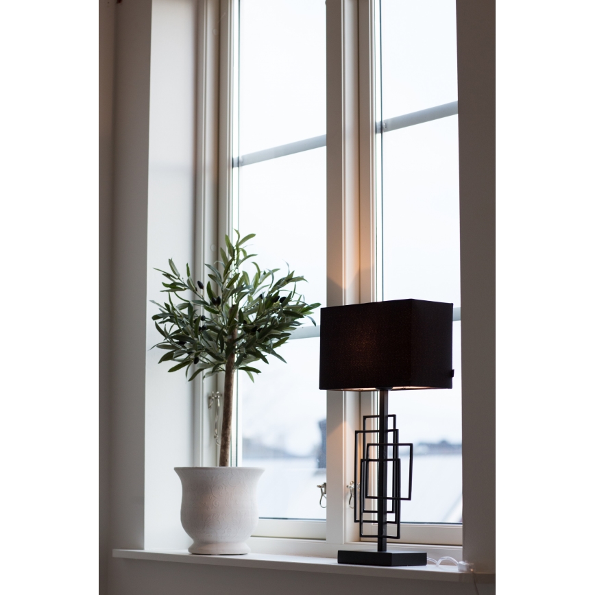 ByRydens - Lampada da tavolo PARAGON 1xE27/5W/230V nera