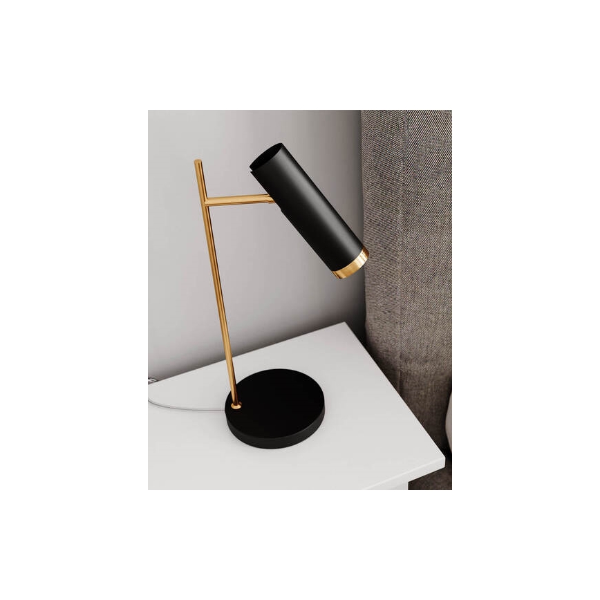 ByRydens - Lampada da tavolo PULS 1xGU10/7W/230V nera