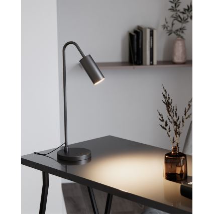 ByRydens - Lampada da tavolo CURVE 1xGU10/7W/230V nera