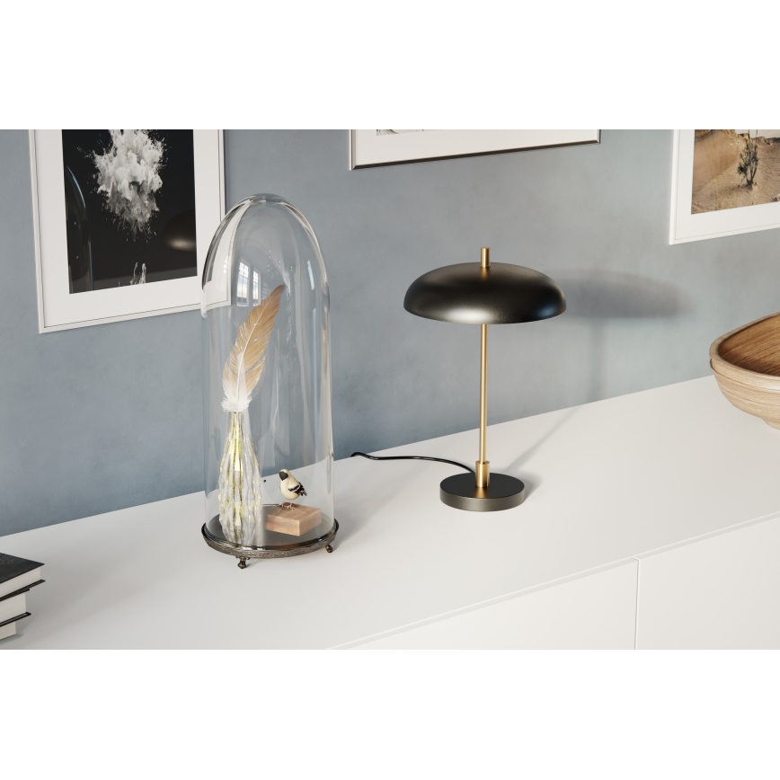 ByRydens - Lampada da tavolo SHELBY 3xG9/5W/230V nero/oro