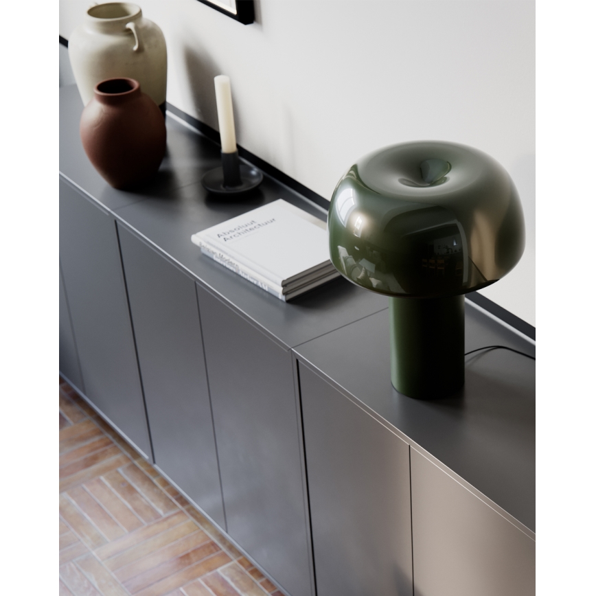 ByRydens - Lampada da tavolo LEAN ON ME 1xE27/8W/230V verde