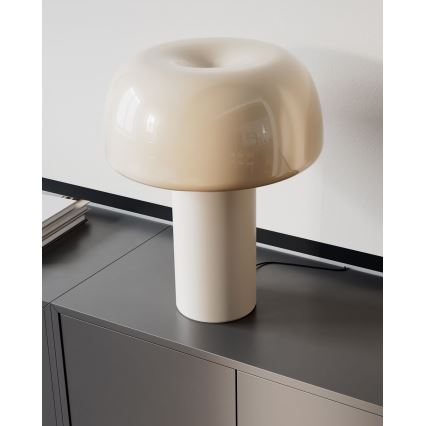 ByRydens - Lampada da tavolo LEAN ON ME 1xE27/8W/230V crema