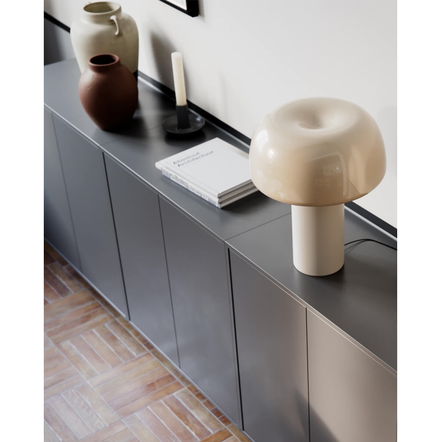 ByRydens - Lampada da tavolo LEAN ON ME 1xE27/8W/230V crema