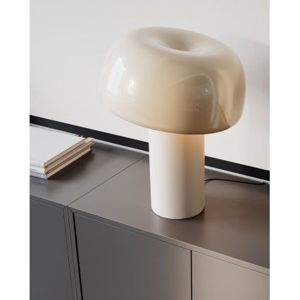 ByRydens - Lampada da tavolo LEAN ON ME 1xE27/8W/230V crema
