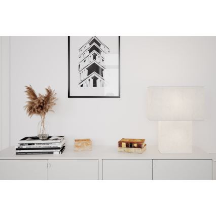 ByRydens - Lampada da tavolo iSQUARE 1xE27/8W/230V bianca