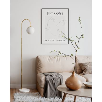 ByRydens - Lampada da terra BELLAGIO 1xE27/8W/230V