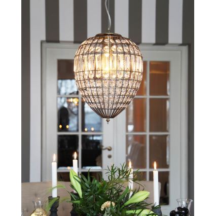ByRydens - Lampadario a sospensione con cavo AMADEUS 1xE27/5W/230V