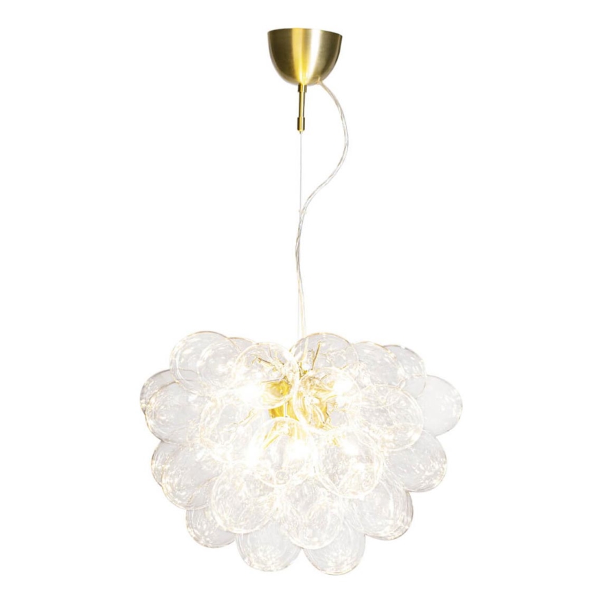 ByRydens - Lampadario a sospensione su cavo GROSS 8xG9/5W/230V trasparente