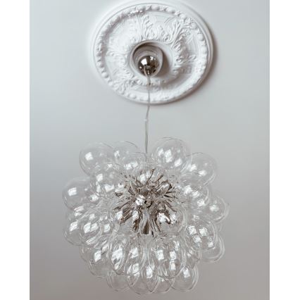 ByRydens - Lampadario a sospensione con filo GROSS 8xG9/4W/230V limpido diametro 50 cm