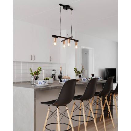 ByRydens - Lampadario a sospensione ZEONA 4xE27/5W/230V
