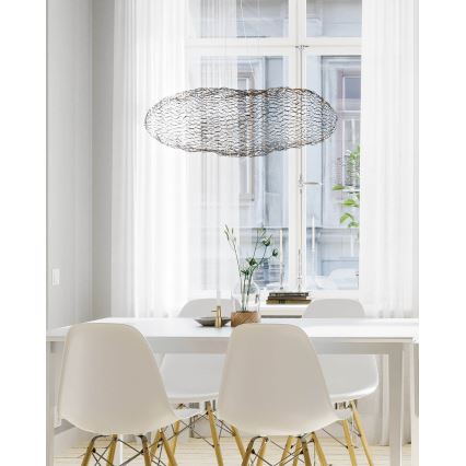ByRydens - Lampadario LED a sospensione con filo HAYDEN LED/15W/230V nero