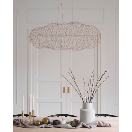 ByRydens - Lampadario LED a sospensione con filo HAYDEN LED/15W/230V oro