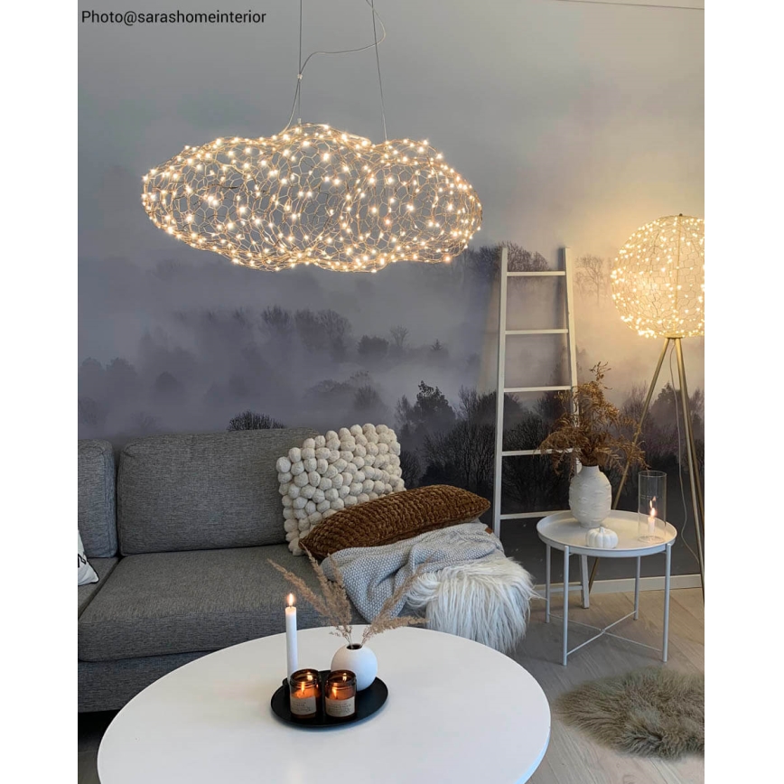 ByRydens - Lampadario LED a sospensione con filo HAYDEN LED/15W/230V oro