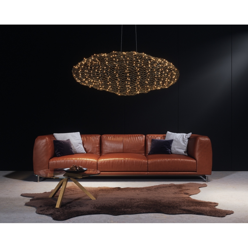ByRydens - Lampadario LED a sospensione con filo HAYDEN LED/20W/230V oro