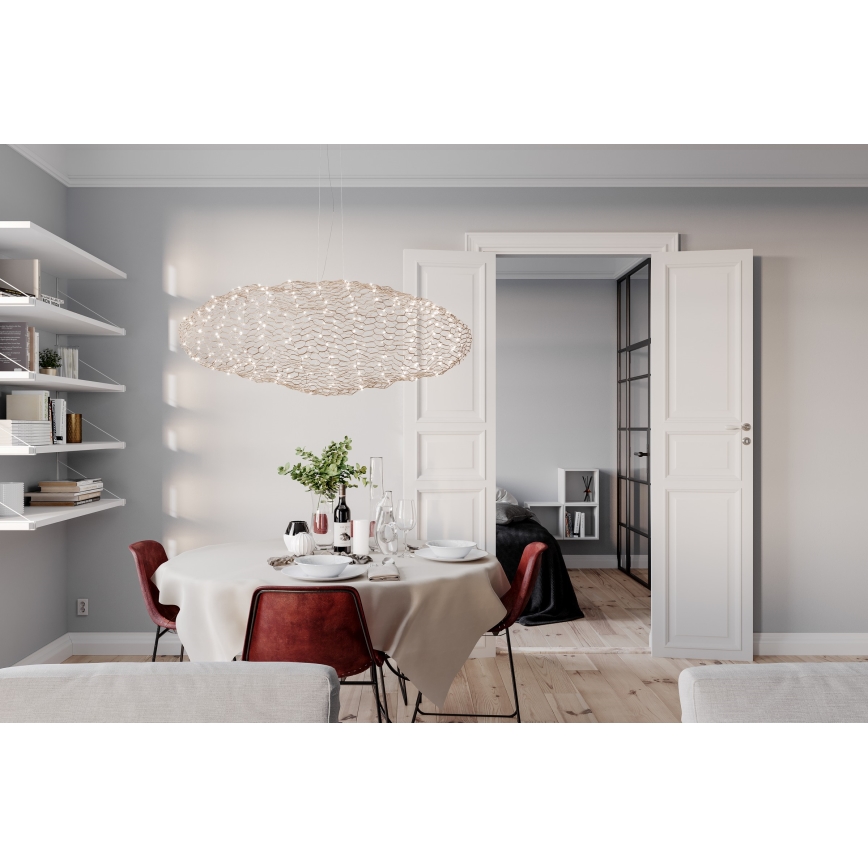 ByRydens - Lampadario LED a sospensione con filo HAYDEN LED/20W/230V oro