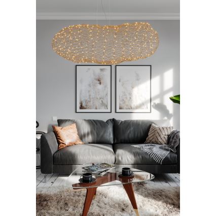 ByRydens - Lampadario LED a sospensione con filo HAYDEN LED/20W/230V oro