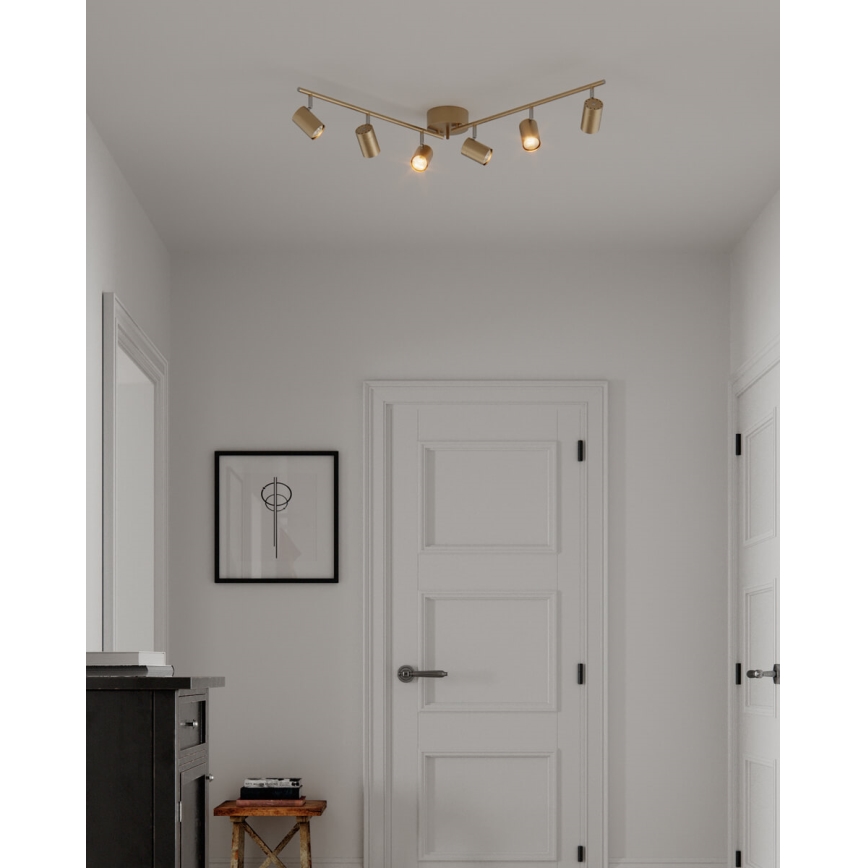 ByRydens - Faretto CORRECT 6xGU10/7W/230V oro