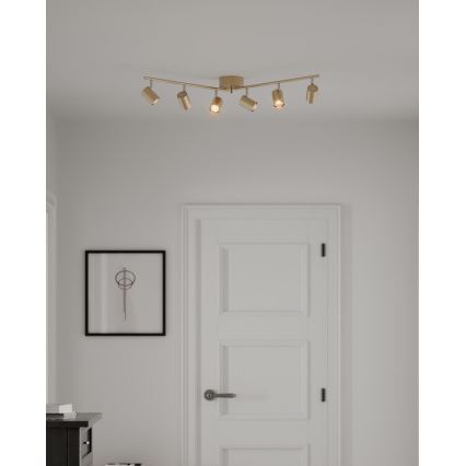 ByRydens - Faretto CORRECT 6xGU10/7W/230V oro
