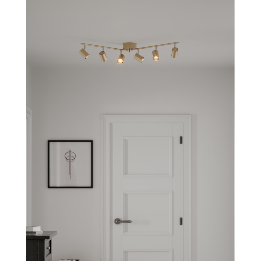 ByRydens - Faretto CORRECT 6xGU10/7W/230V oro
