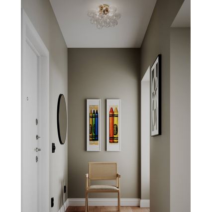 ByRydens - Plafoniera GROSS 6xG9/5W/230V trasparente Ø 50 cm