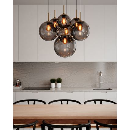ByRydens - Lampadario sospeso a cavo LAURA 7xE27/8W/230V