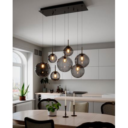 ByRydens - Lampadario a cavo LAURA 7xE27/8W/230V