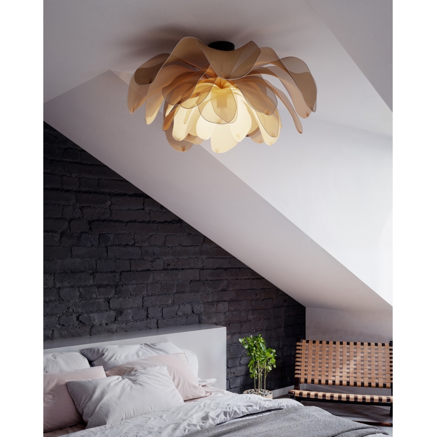 ByRydens - Lampadario a plafone LOU LOU 1xE27/8W/230V beige