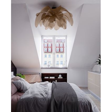 ByRydens - Lampadario a plafone LOU LOU 1xE27/8W/230V beige