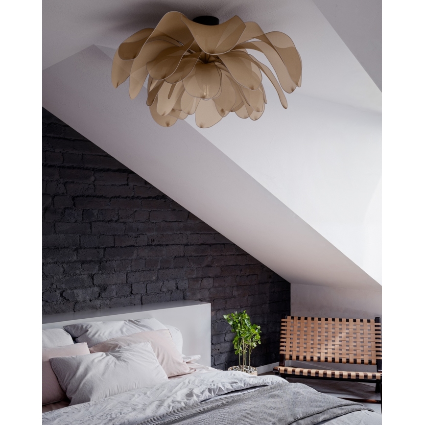 ByRydens - Lampadario a plafone LOU LOU 1xE27/8W/230V beige